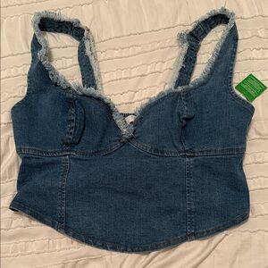 Tinseltown White Textured Skirt